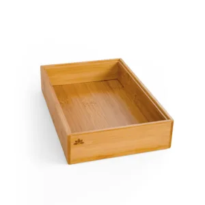 Tacka bambusowa – modułowy organizer do szuflady i na blat 22,9x15,2x5,0 cm (2-pak)