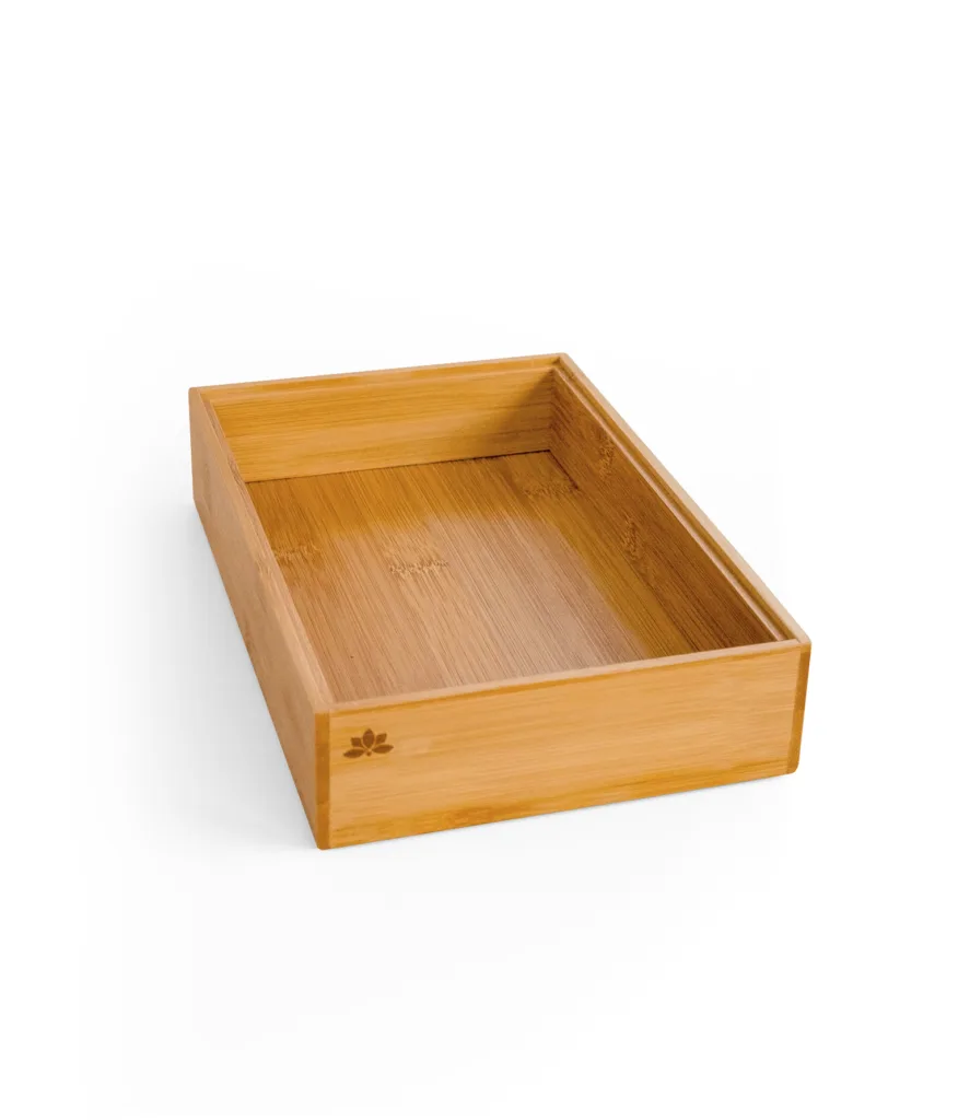 Pojemnik bambusowy – modułowy organizer do szuflady i na blat 22,9x15,2x5,0 cm (2-pak)